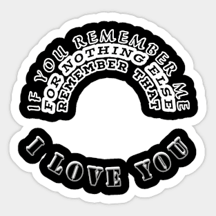 Memoirs of Endless Love Sticker